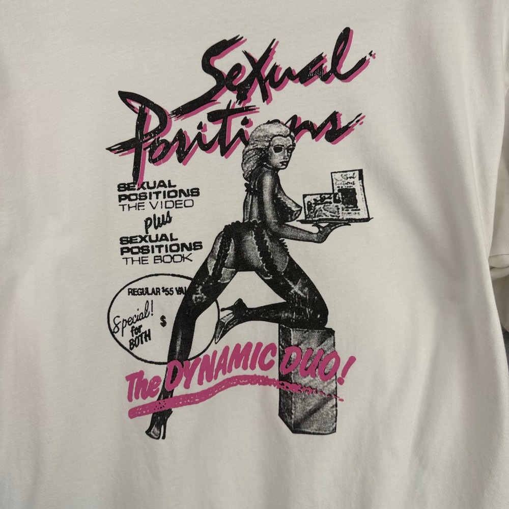 Gallery Dept Sexual Positions Graphic T-Shirt L-XL Vintage - Picture 12 of 16